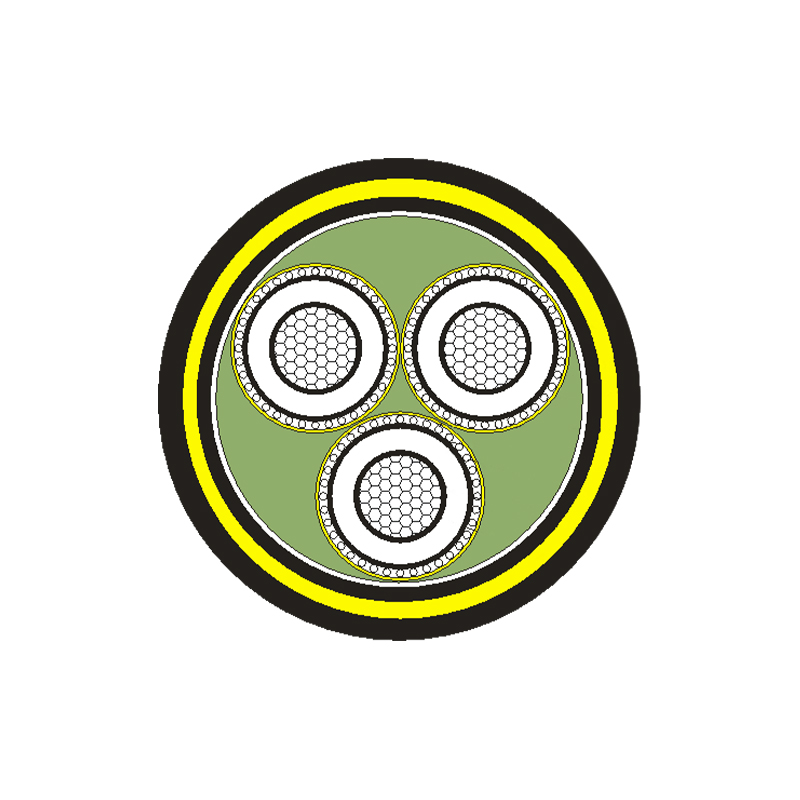 Cablu de alimentare izolat XLPE pentru tensiune nominală 3,6/6kV -26/35kV