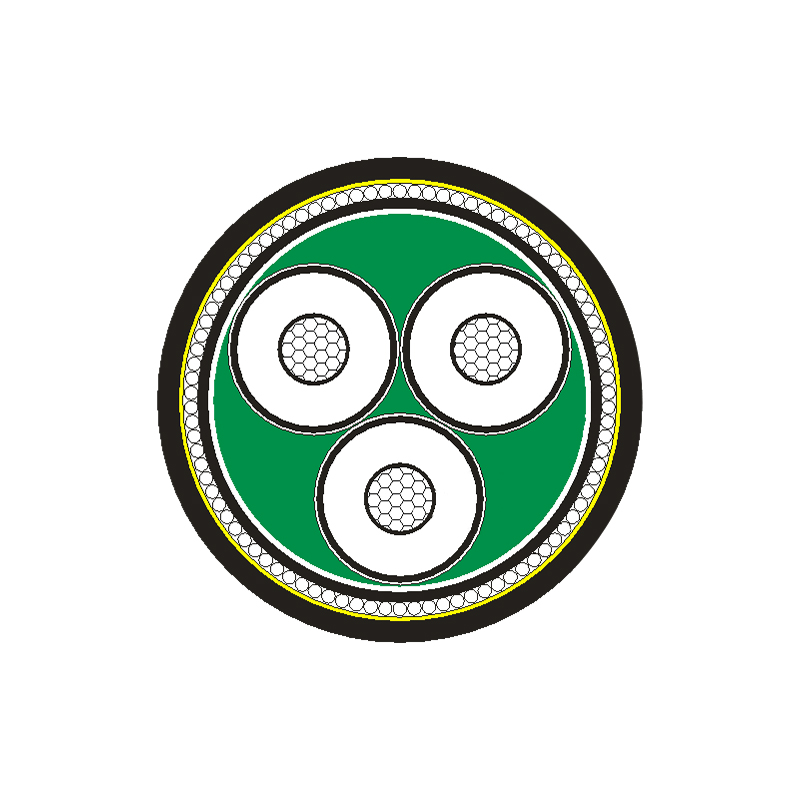 Cablu de alimentare izolat XLPE pentru tensiune nominală 3,6/6kV -26/35kV