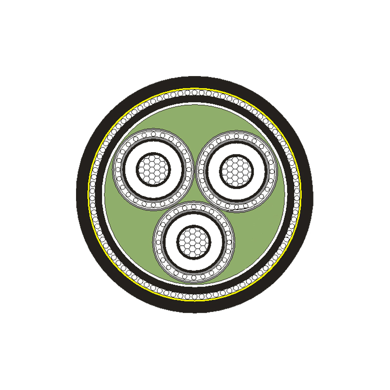 Cablu de alimentare izolat XLPE pentru tensiune nominală 3,6/6kV -26/35kV
